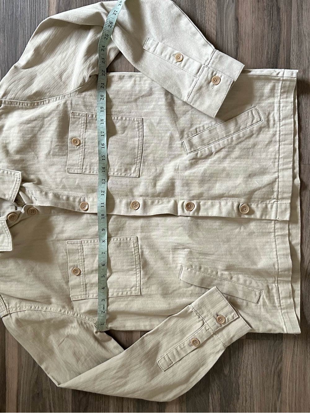 Folk Button Down Cotton Jacket - Picture 3 of 6